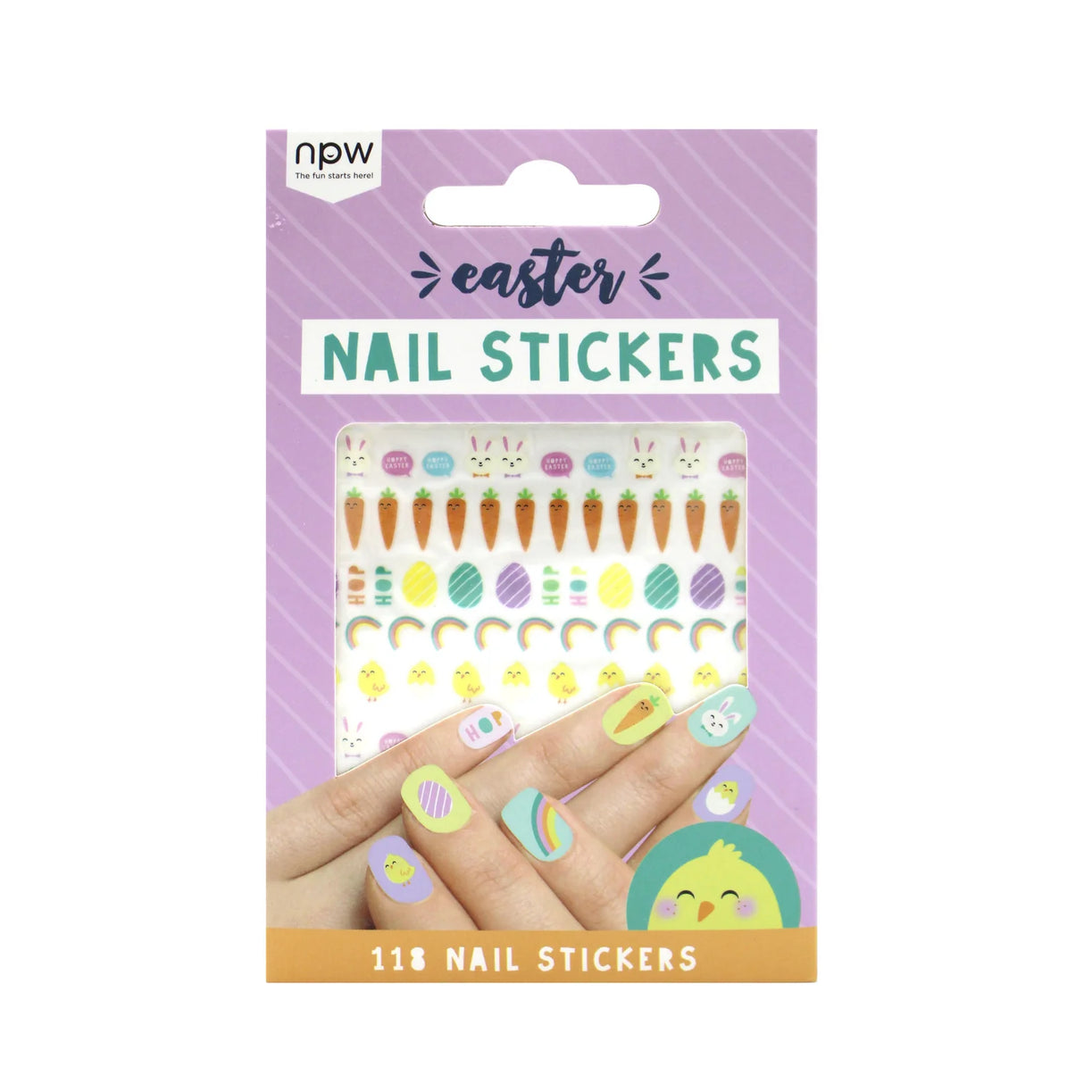 NPW Nail Stickers - Easter Chick