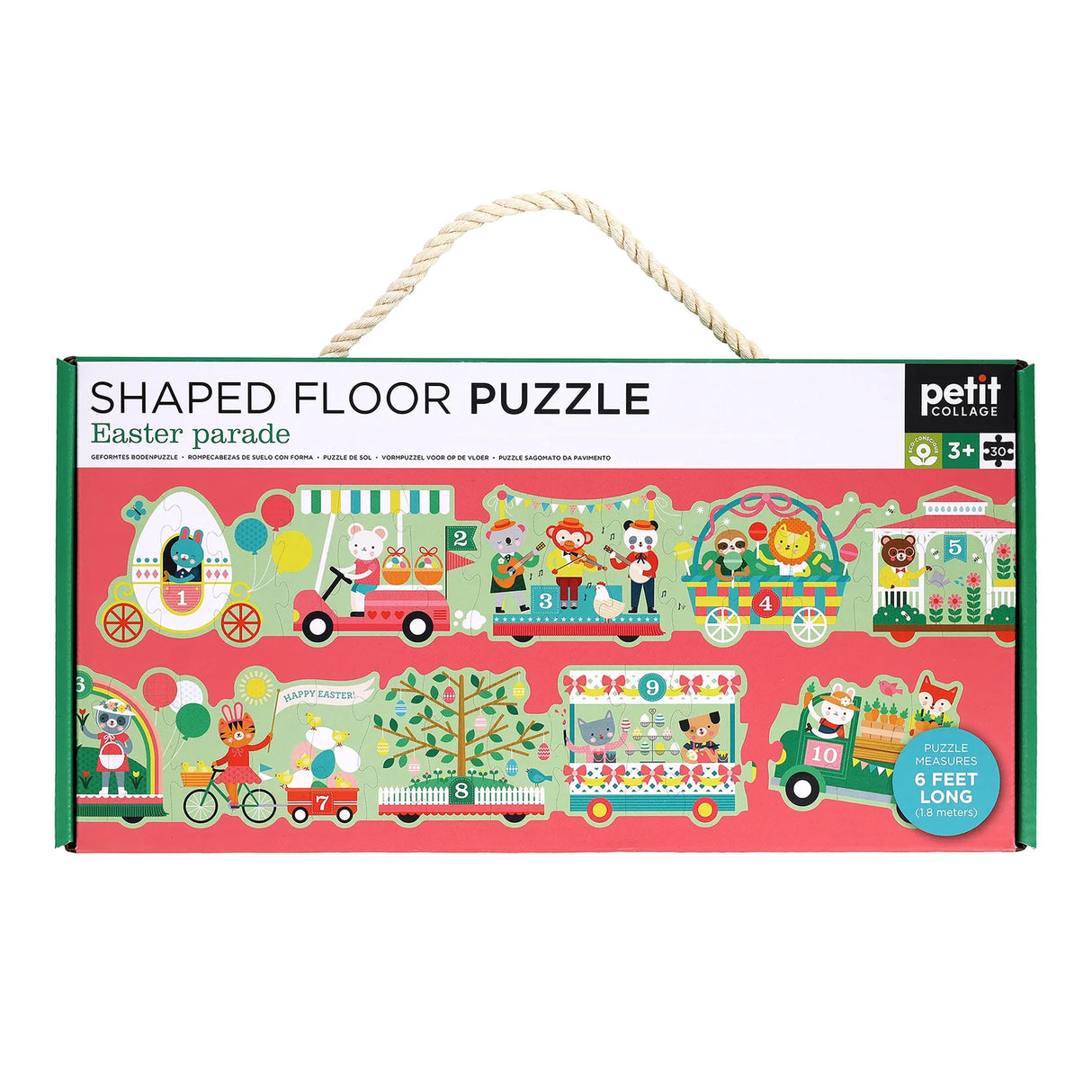 Petit Collage Easter Parade Shaped Floor Puzzle - 30pc