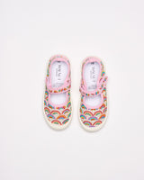 Walnut Mary Jane Canvas - Rainbows
