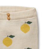 Wilson + Frenchy Organic Knitted Jacquard Legging - Lemony