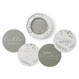 Snuggle Hunny Milestone Cards - Wild Fern & Grey