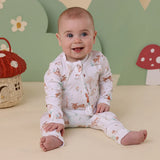 Snuggle Hunny Organic Convertible Romper - Woodland Tales