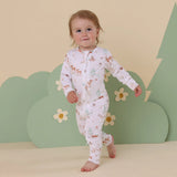 Snuggle Hunny Organic Convertible Romper - Woodland Tales