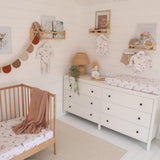 Snuggle Hunny Organic Fitted Cot Sheet - Woodland Tales