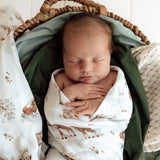 Snuggle Hunny Organic Muslin Wrap - Woodland Tales