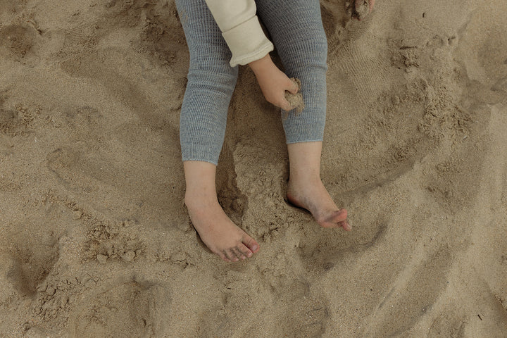 Silly Silas Footless Tights - Marshmallow Sky