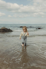 Silly Silas Footless Tights - Marshmallow Sky