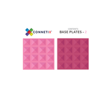 Connetix Base Plates - Pink + Berry