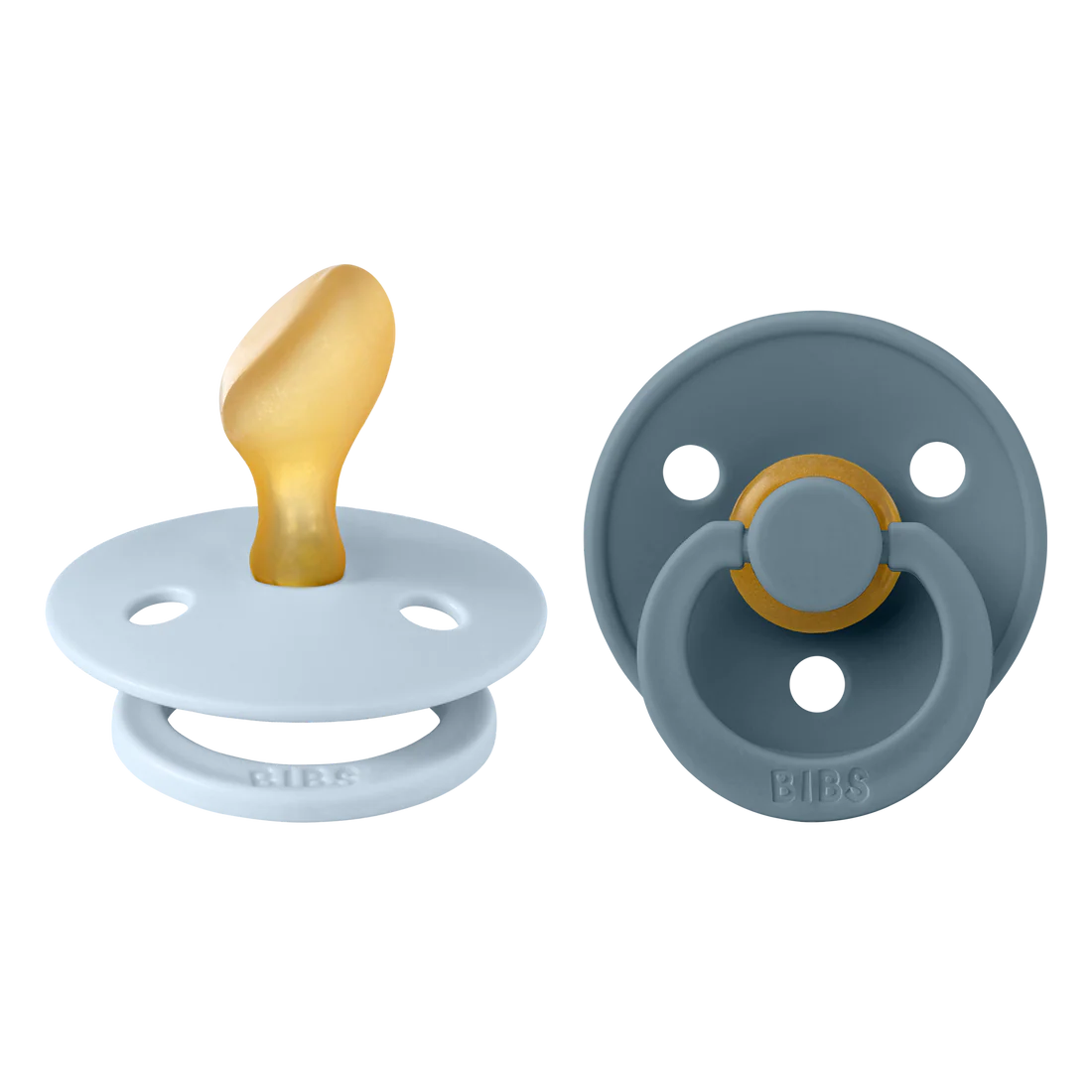 BIBS Pacifier Anatomical - Baby Blue/Petrol