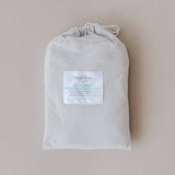 Snuggle Hunny Fitted Bassinet Sheet or Change Mat cover - Stone