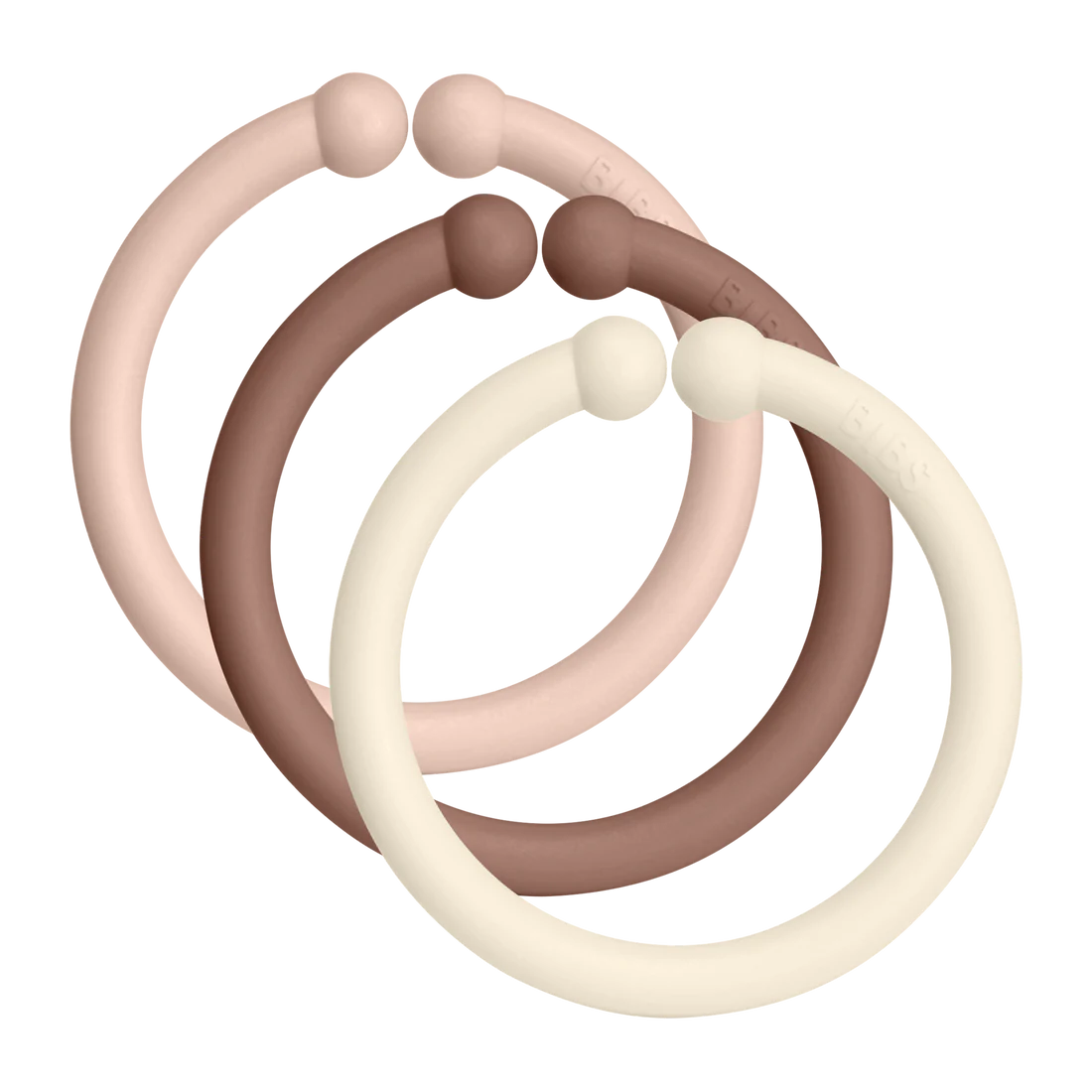 Bibs Loops Baby - Blush/Woodchuck/Ivory