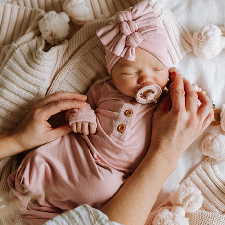 Bowy Made Baby Turban - Piggy
