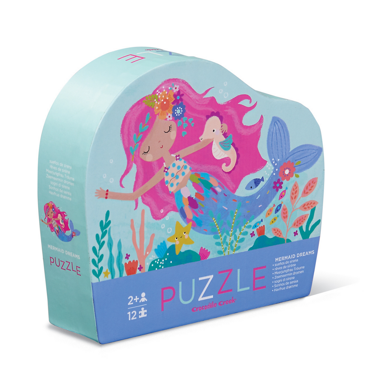 Crocodile Creek Mini Puzzle 12pc - Mermaid Dreams