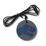 Jellystone Dino Chew Pendant - Grey
