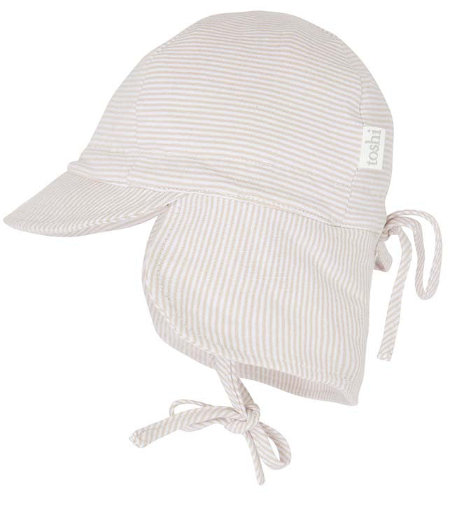 Toshi Baby Flap Cap - Peanut