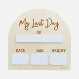 First Day/Last Day Plaque - Blackboard