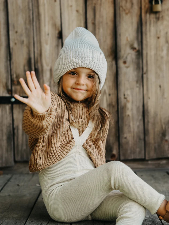 Silly Silas Wooly Footless Tights - Cream