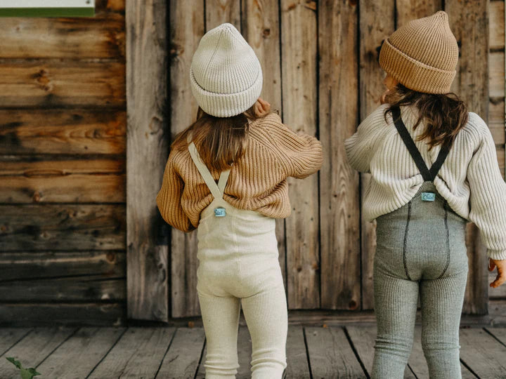 Silly Silas Wooly Footless Tights - Cream