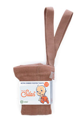 Silly Silas Footed Tights - Light Brown
