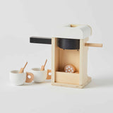 Nordic Wooden Coffee Machine Set