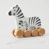 Zookabee Pull Along Zebra + Baby