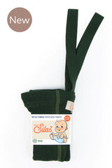 Silly Silas Footless Tights - Dark Forest Green