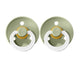BIBS Pacifier 2 Pack - Night Glow - Sage