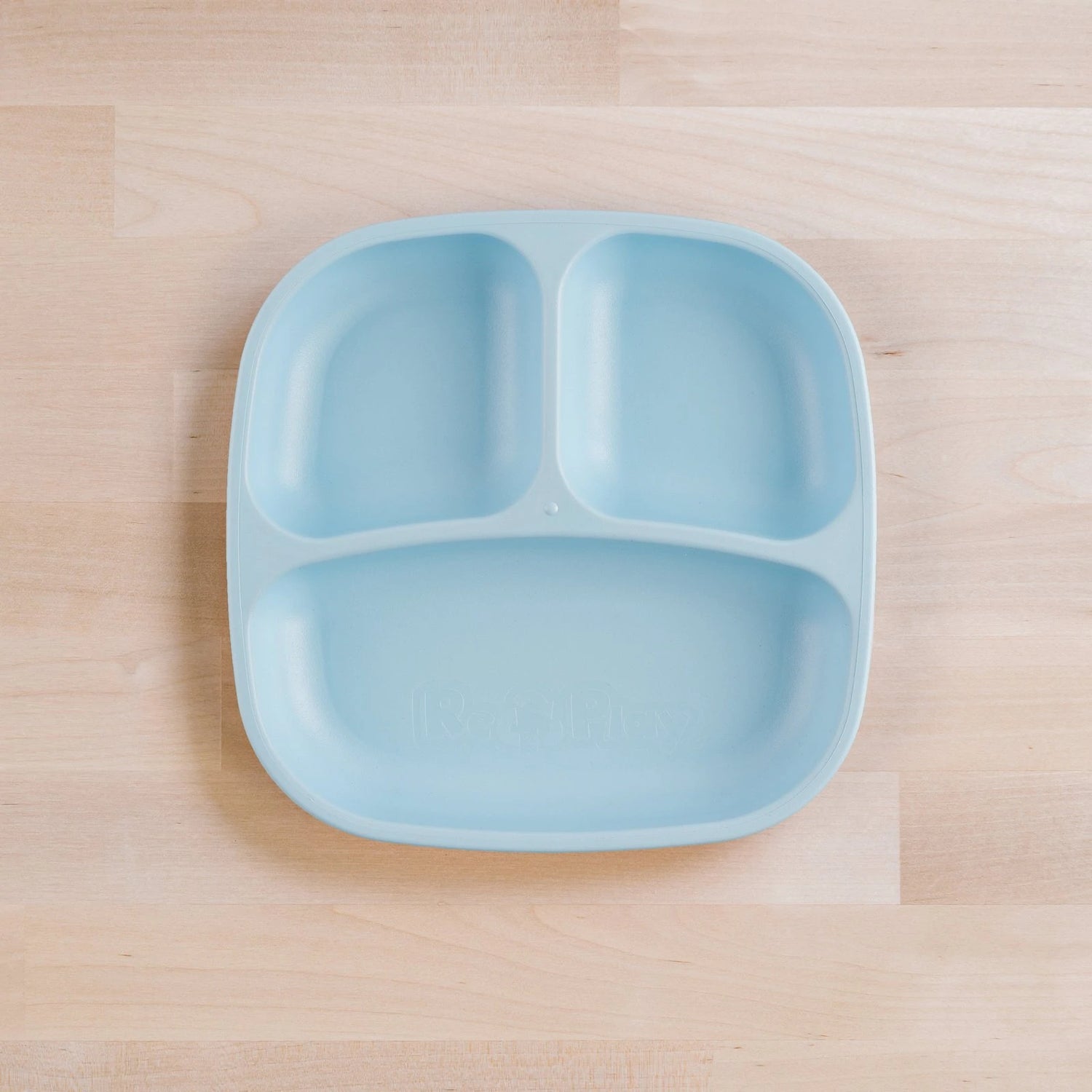 Re-Play Divided Plate - Ice Blue