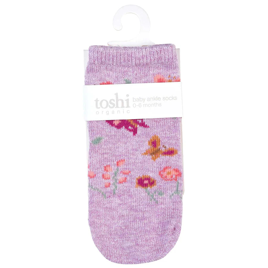 Toshi Organic Ankle Socks - Lavendula