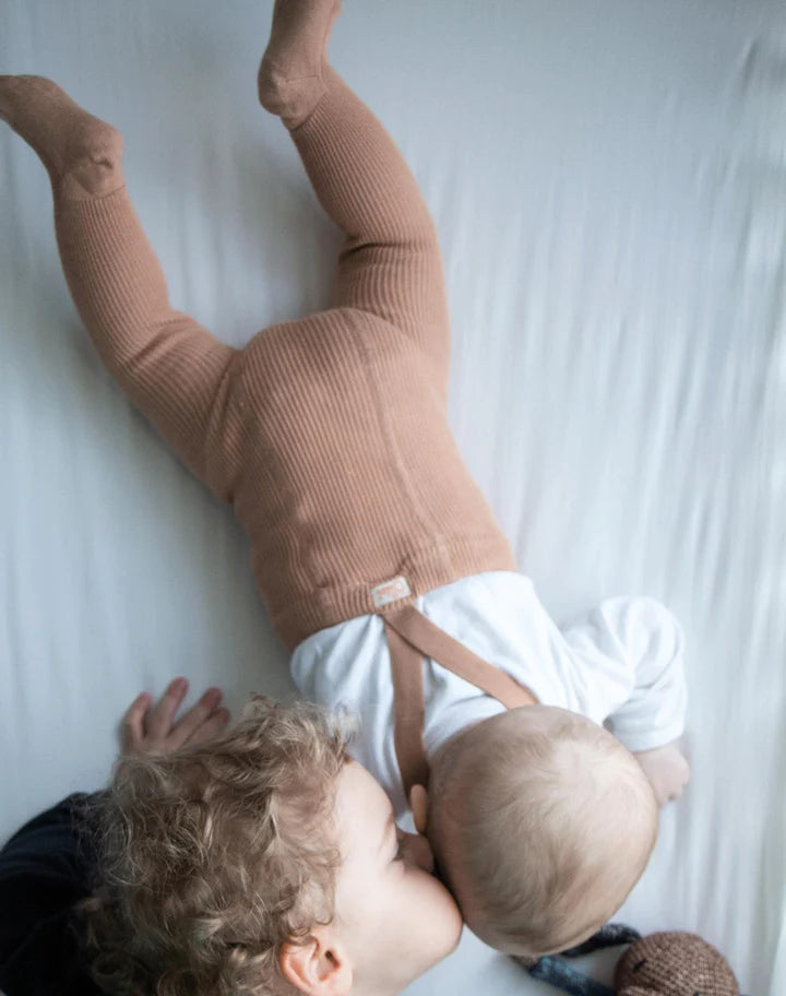 Silly Silas Footed Tights - Light Brown