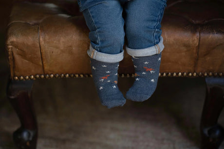Toshi Organic Ankle Socks - Space Race