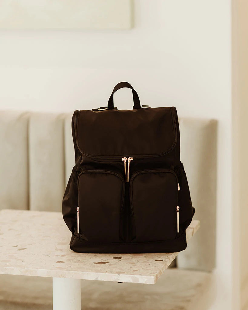 OiOi Nylon Nappy Backpack - Black