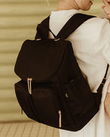 OiOi Nylon Nappy Backpack - Black