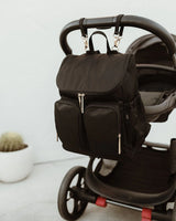 OiOi Nylon Nappy Backpack - Black