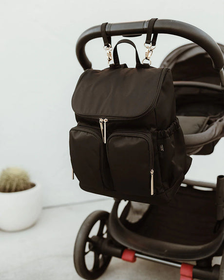 OiOi Nylon Nappy Backpack - Black