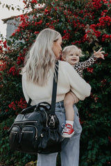 OiOi Baby Nappy Bag / Carry All - Black