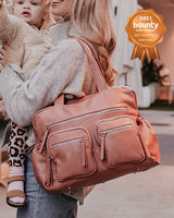 OiOi Baby Nappy Bag / Carry All - Dusty Rose
