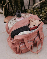 OiOi Baby Nappy Bag / Carry All - Dusty Rose