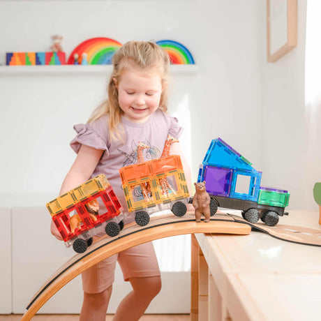 Connetix Tiles Rainbow Transport Pack - Raspberry Lane Boutique