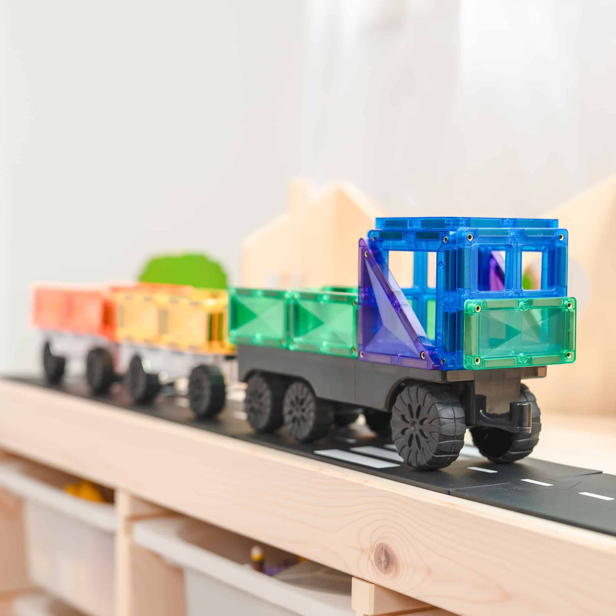 Connetix Tiles Rainbow Transport Pack - Raspberry Lane Boutique