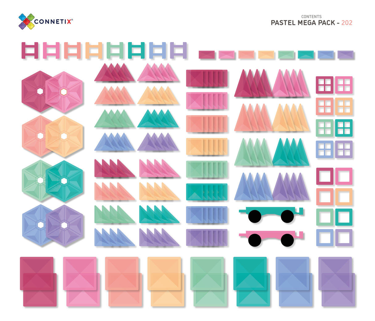 Connetix Pastel Mega Pack