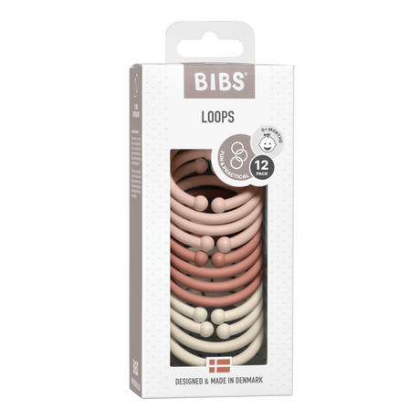 Bibs Loops Baby - Blush/Woodchuck/Ivory