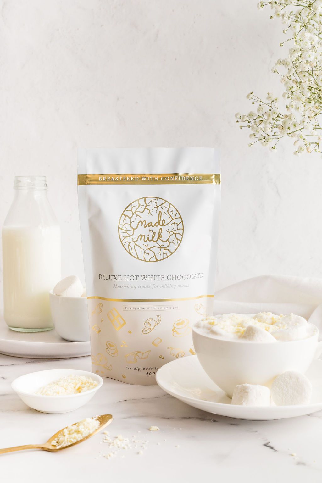 Deluxe Lactation White Hot Chocolate - Made to Milk