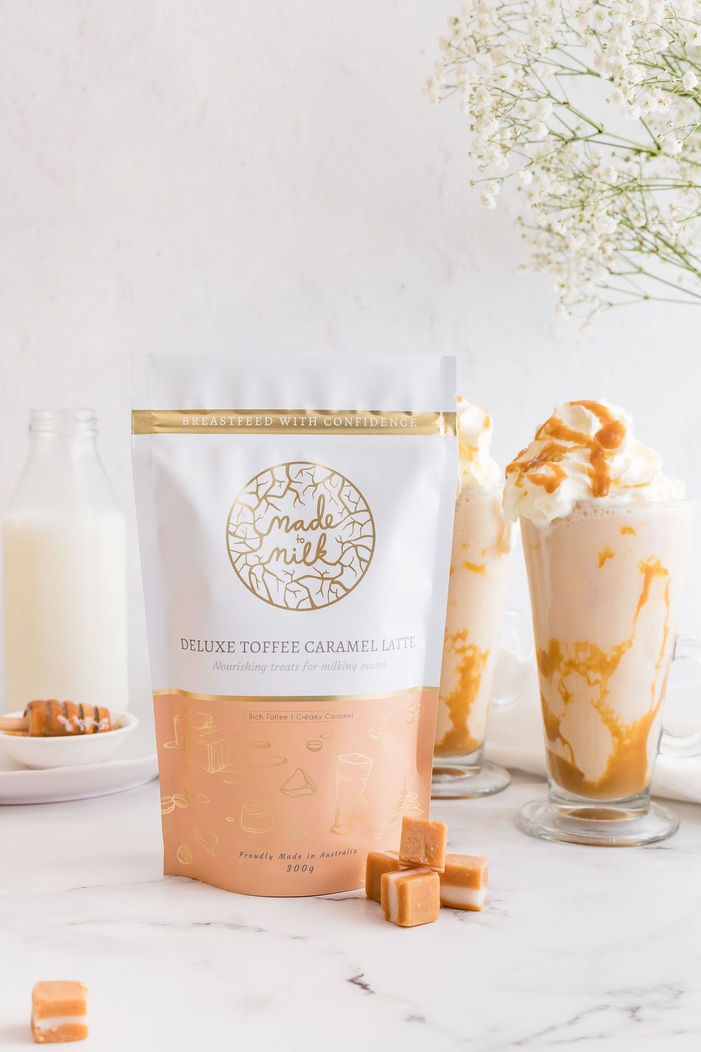 Made To Milk Toffee Caramel Latte