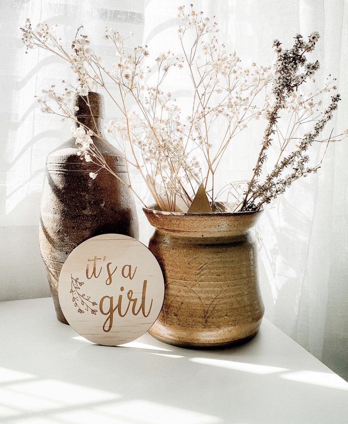 It's a Girl Plaque