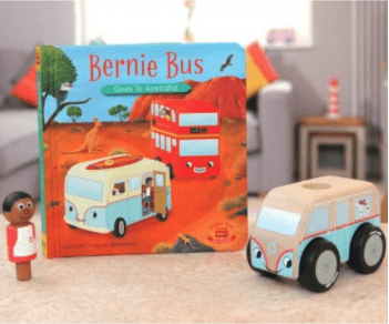Indigo Jamm Childrens Book Bernie Bus Goes to Australia