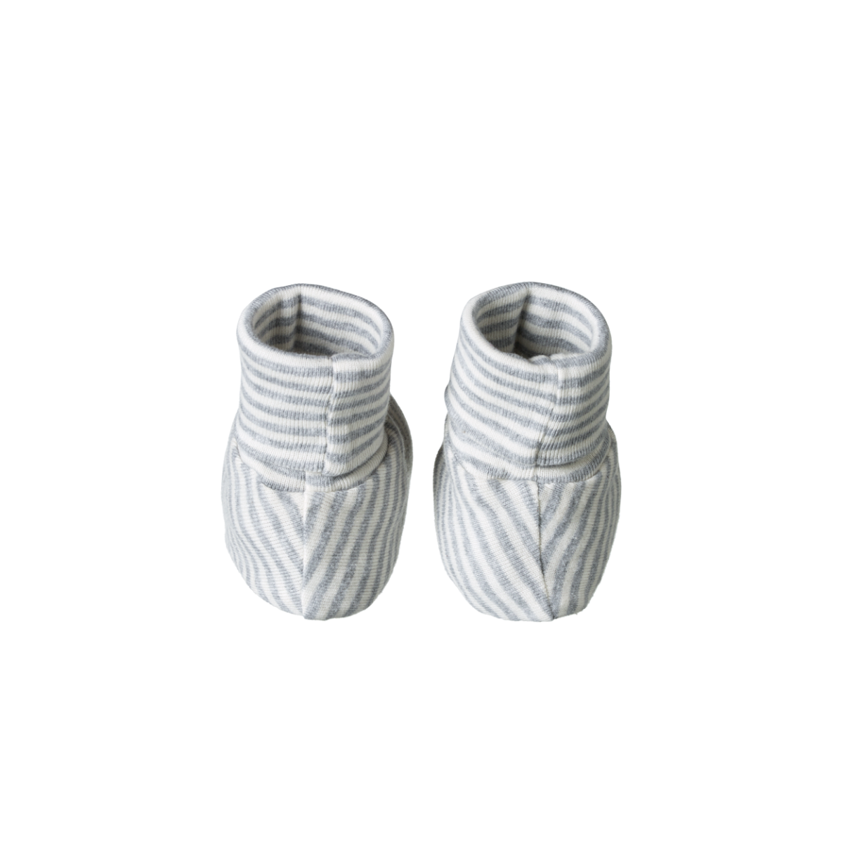 Nature Baby Cotton Booties - Grey Marl
