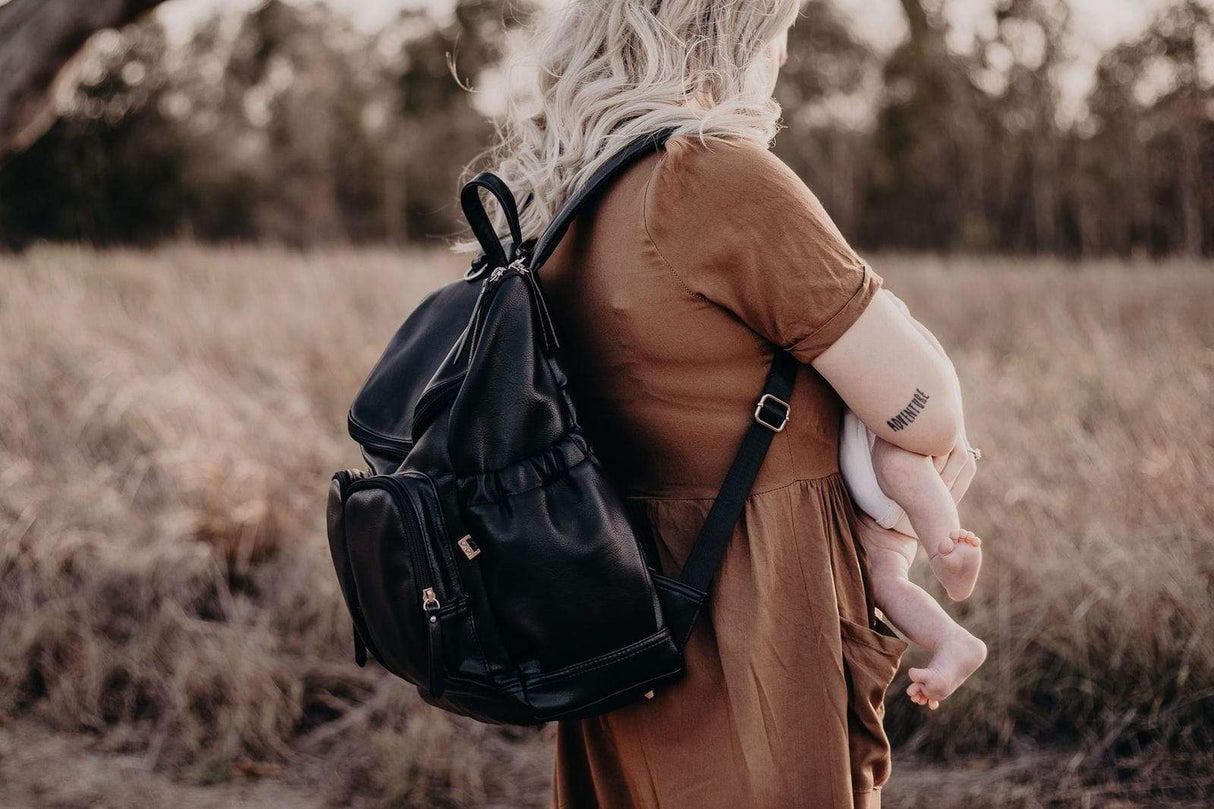 OiOi Nappy Bag OiOi Nappy Backpack - Black
