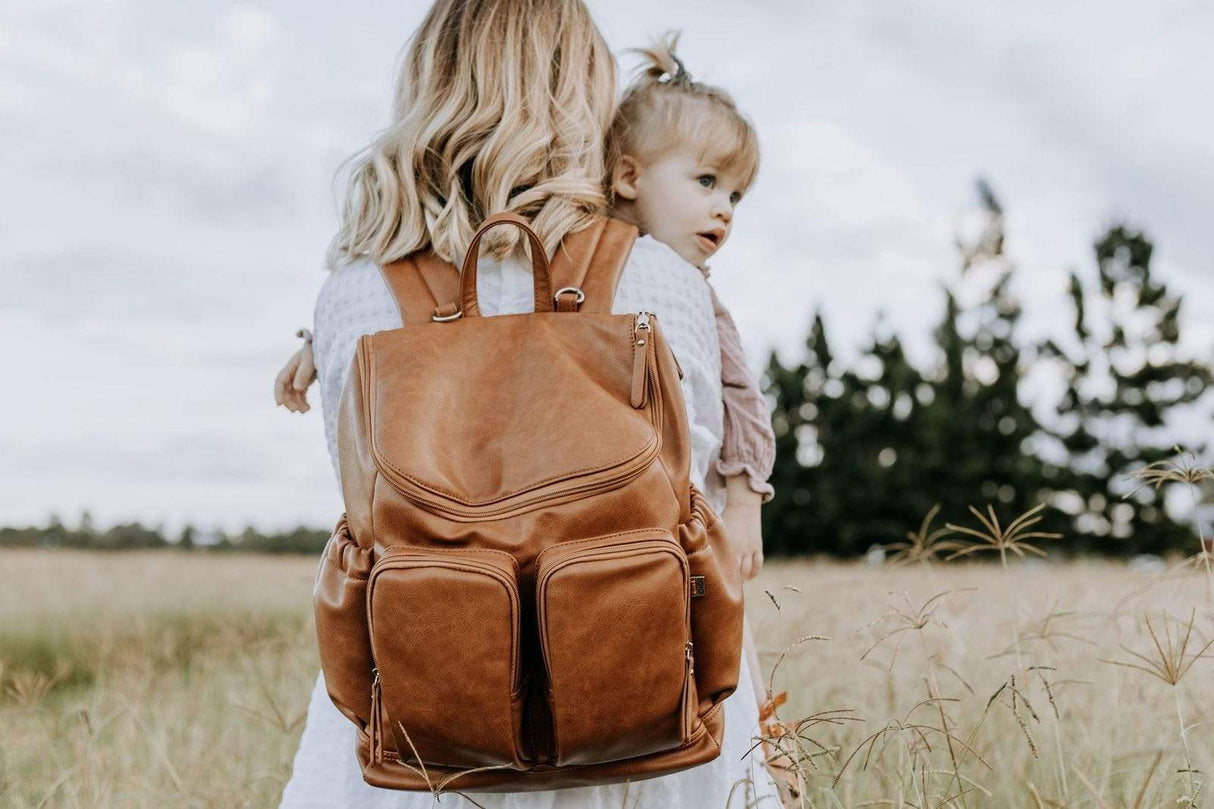 OiOi Nappy Bag OiOi Nappy Backpack - Tan