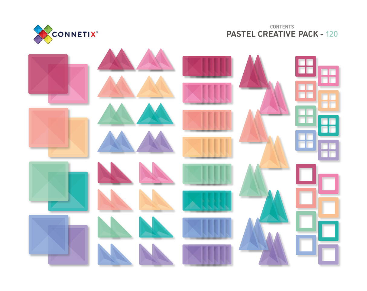 Connetix Pastel Creative Pack